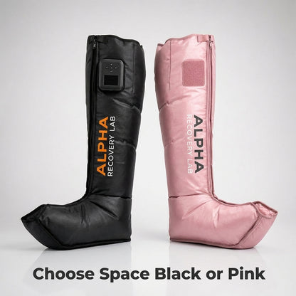 AlphaFlow Wireless Air Compression Recovery Boots – 8-Zone, No Hose