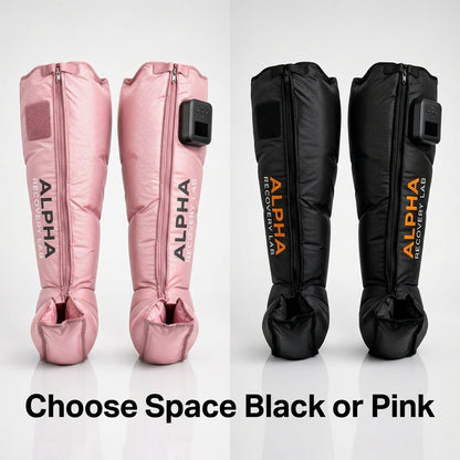 AlphaFlow Wireless Air Compression Recovery Boots – 8-Zone, No Hose