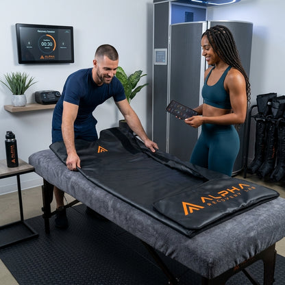 AlphaFlow Infrared Sauna Blanket – Full Body Heat Therapy for Recovery & Relaxation