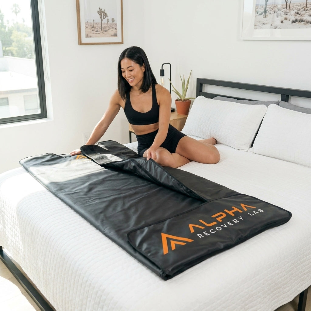 AlphaFlow Infrared Sauna Blanket – Full Body Heat Therapy for Recovery & Relaxation