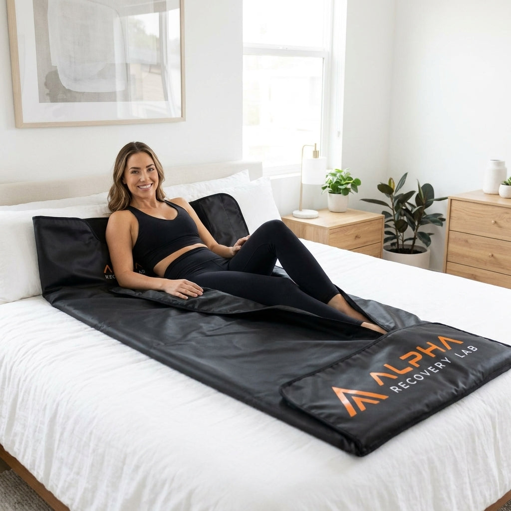AlphaFlow Infrared Sauna Blanket – Full Body Heat Therapy for Recovery & Relaxation