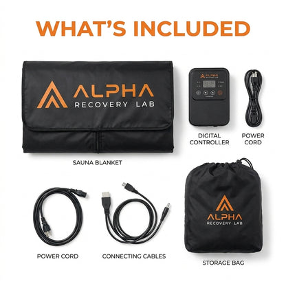 AlphaFlow Infrared Sauna Blanket – Full Body Heat Therapy for Recovery & Relaxation
